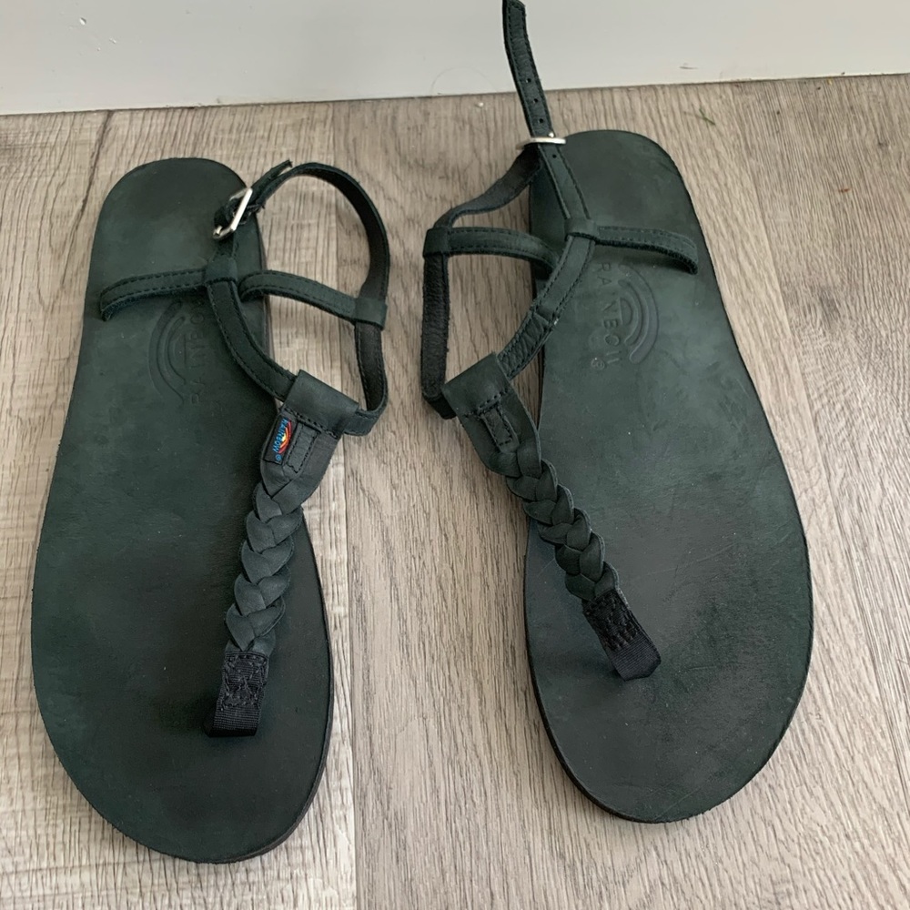 Rainbow Thong Sandals